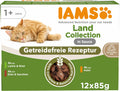 IAMS Delights Land Collection Katzenfutter Nass 12 x 85g getreidefrei ab 1 Jahr