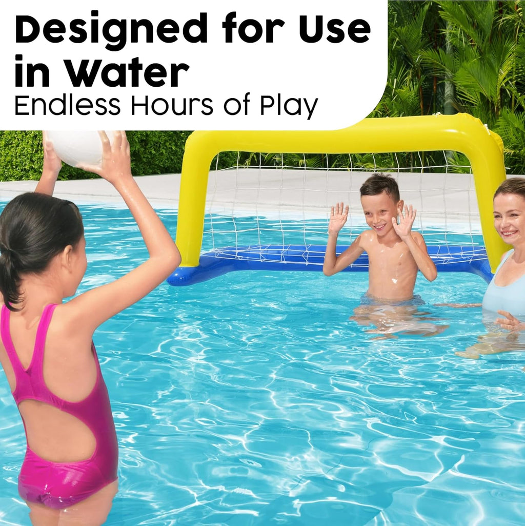 Bestway Wasserball Set 142x76cm Pool Spiel Volleyball Wasserspiel Schwimmbad Som