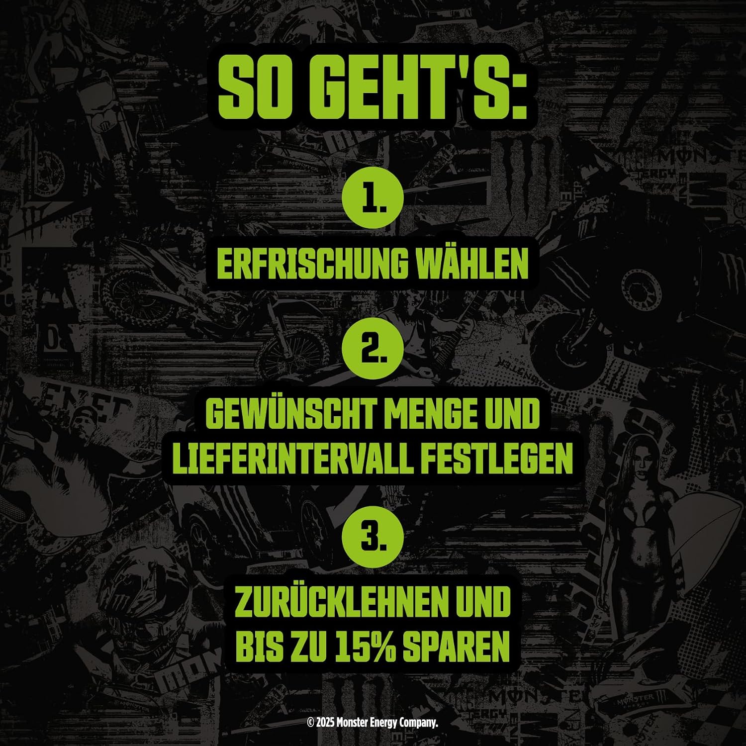 Monster Energy® Green - koffeinhaltiger Energy-Drink mit klassischem Energy-Gesc