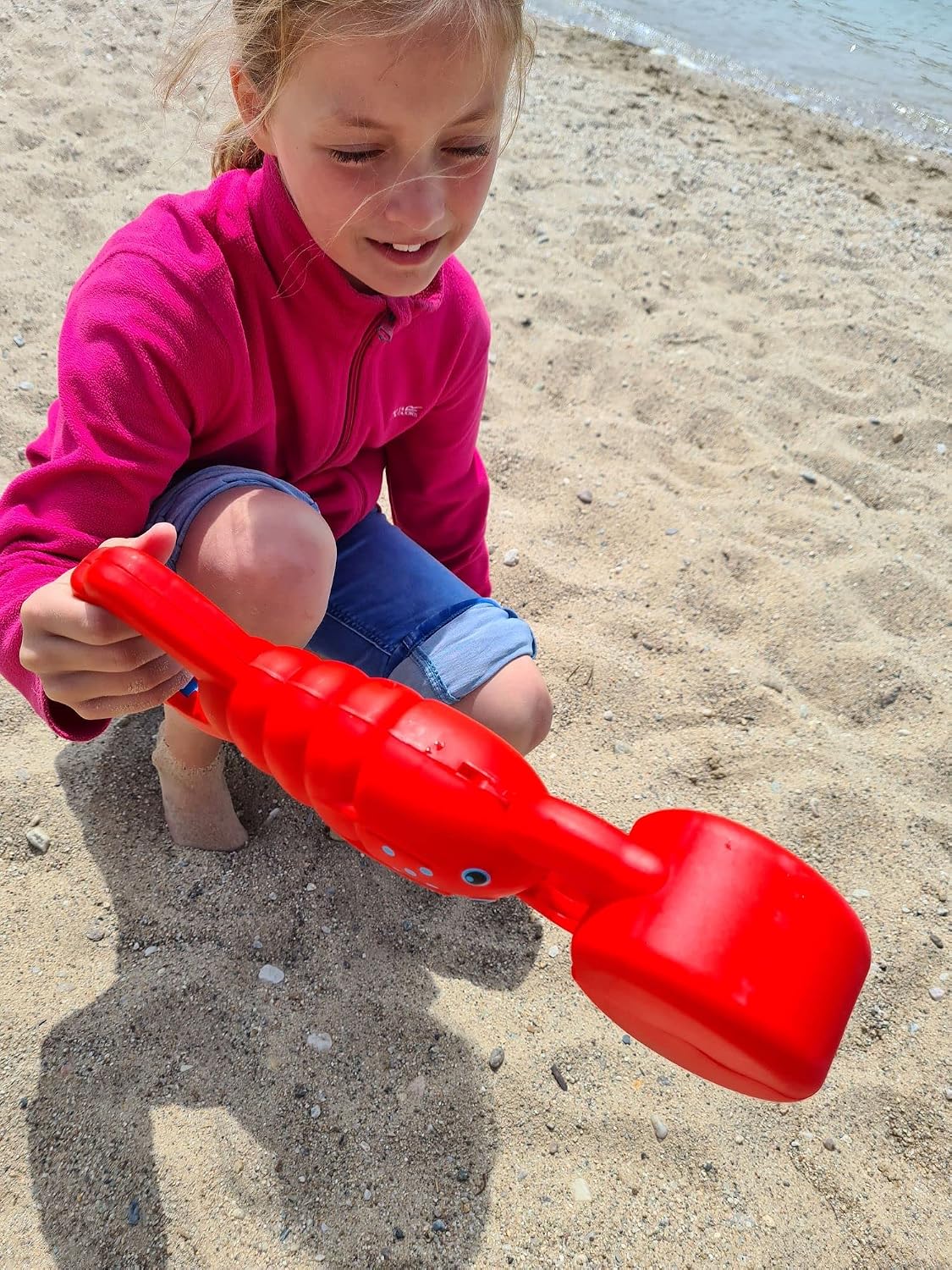 Hummer Sandgreifer 34 cm Sandspielzeug fuer Kinder Strandspielzeug