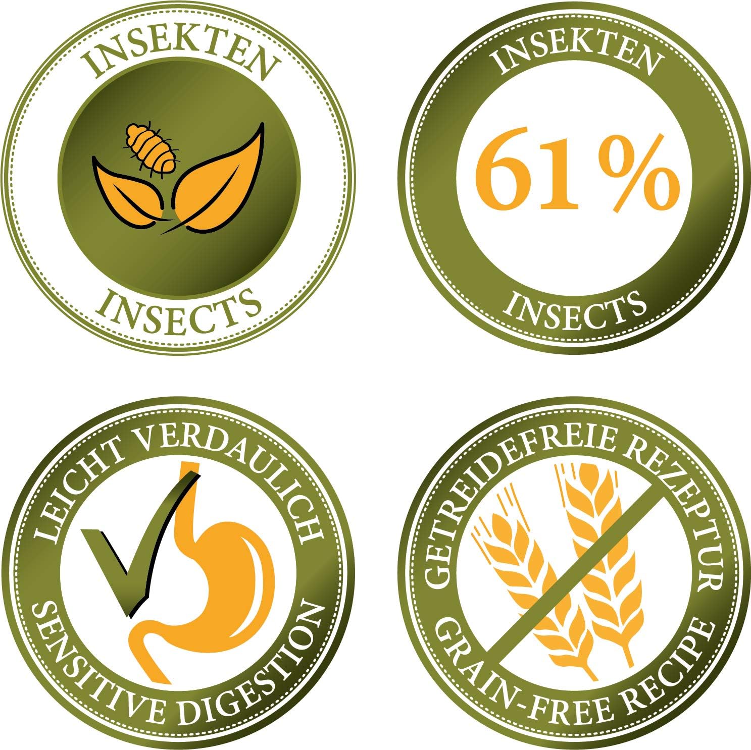 Bellfor Landgut-Menue Nassfutter Insekten 6x800g getreidefrei hypoallergen -8