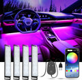 LED Ambientebeleuchtung Auto Innenraum mit App Steuerung 16 Mio Farben USB