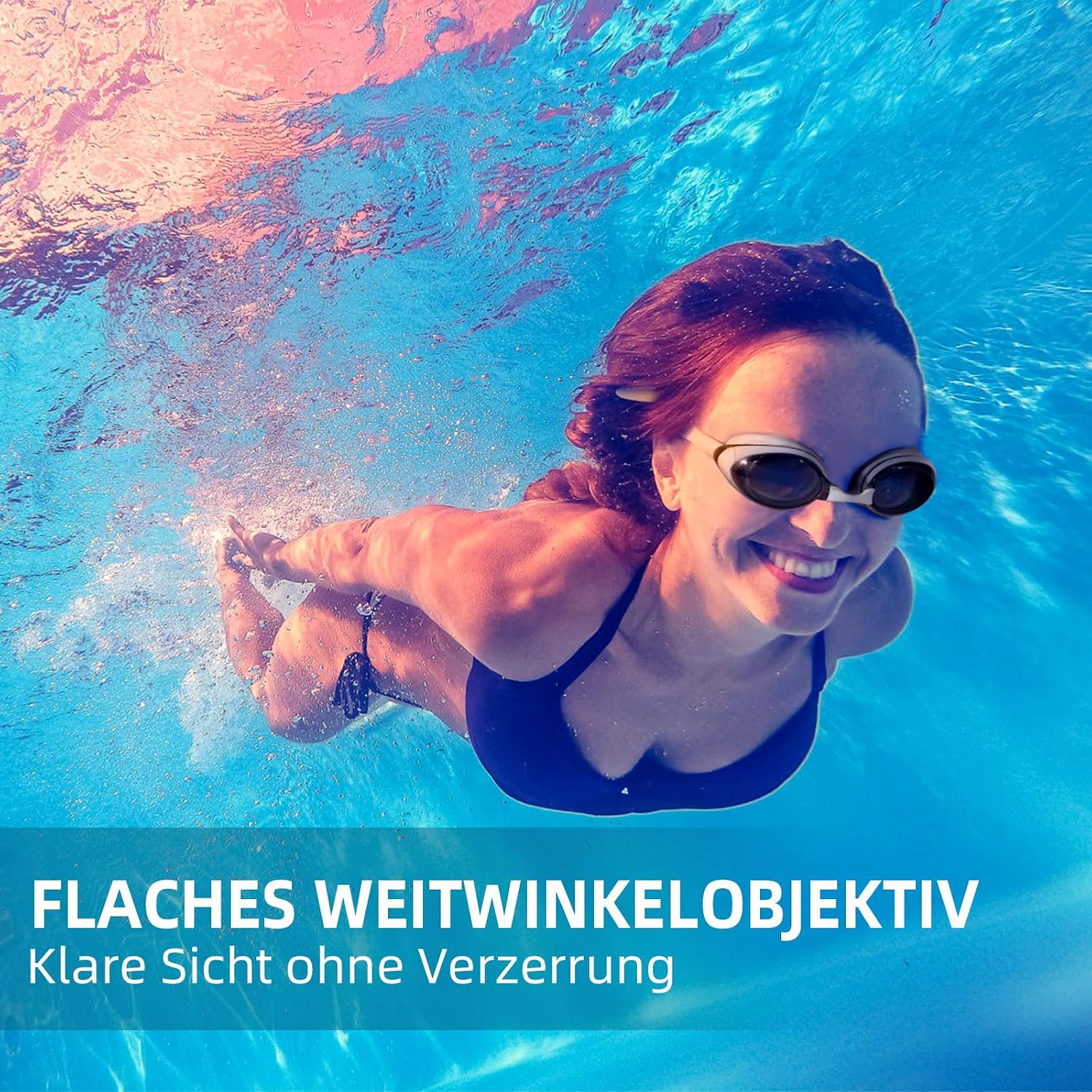 Water Space Schwimmbrille 2er Pack Erwachsene Herren Damen mit UV-Schutz