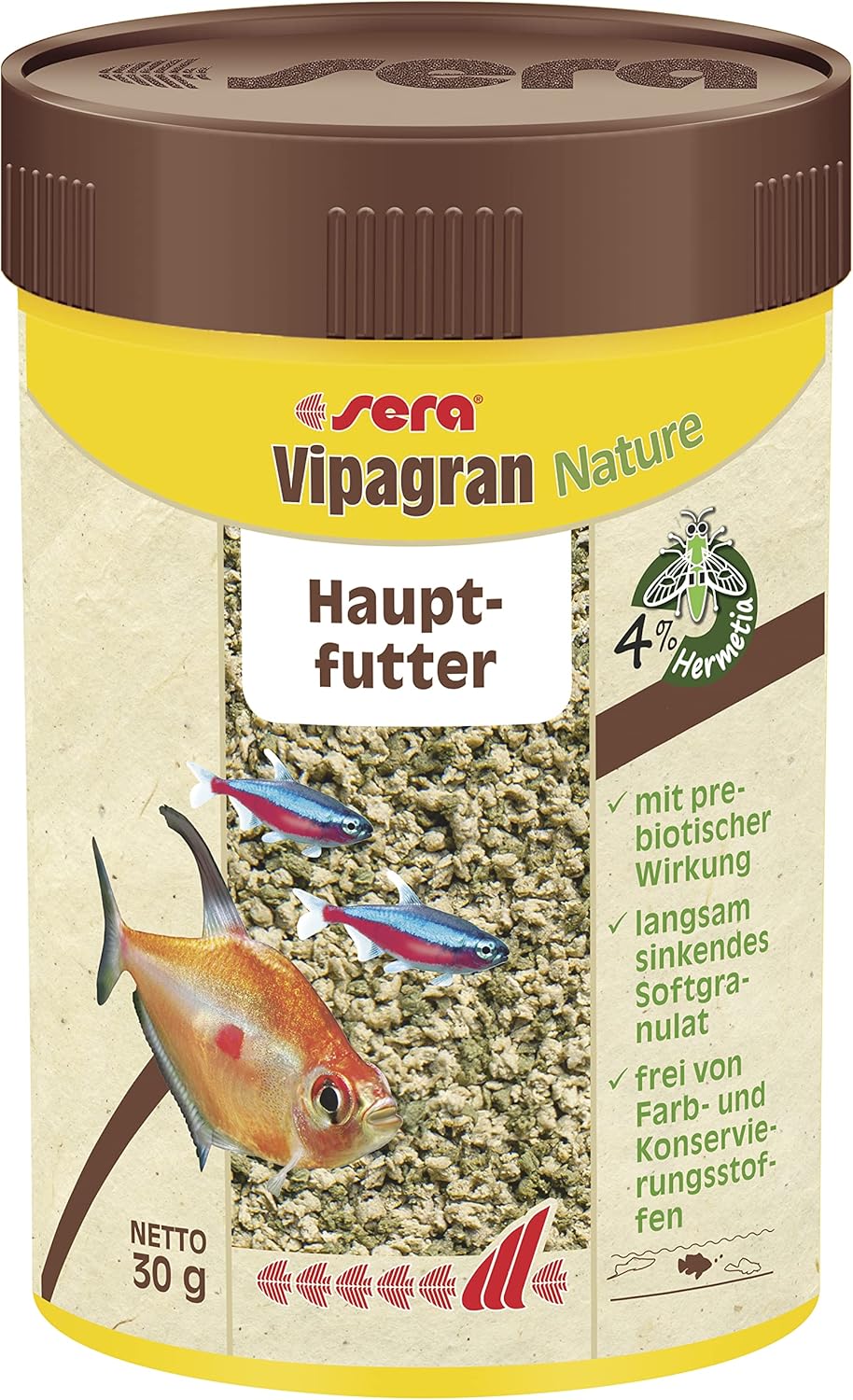 Sera Vipagran Softgranulat Fischfutter fuer mittlere Wasserzone verschi
