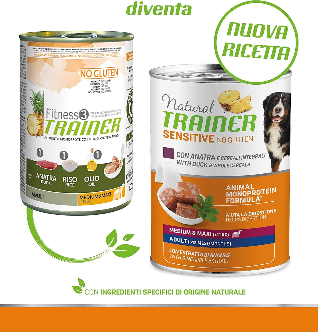 Natural Trainer Sensitive Medium Maxi Hundetrockenfutter Lamm & Vollkorn, versch