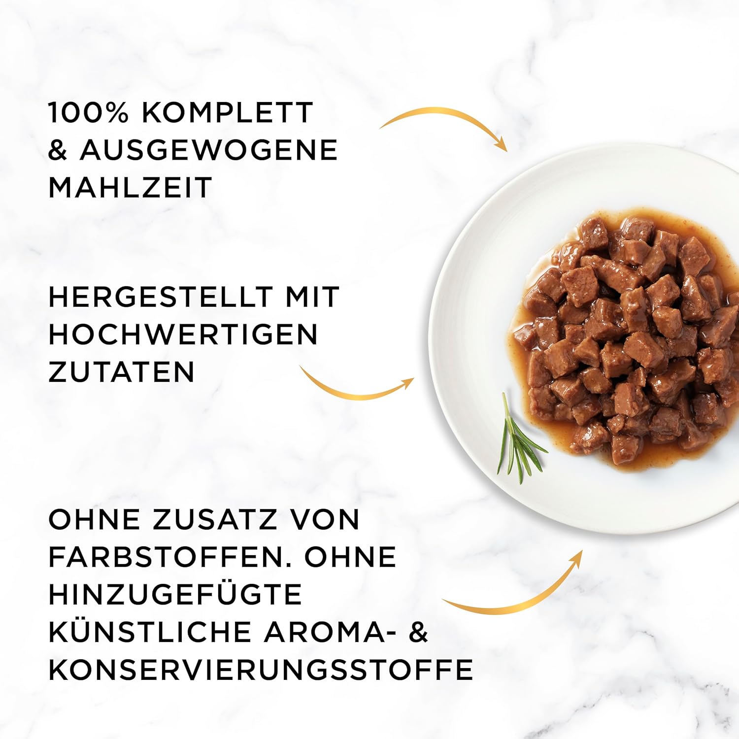 Gourmet Gold Délicatesse Katzenfutter Nass Rind & Huhn 12 x 85 g