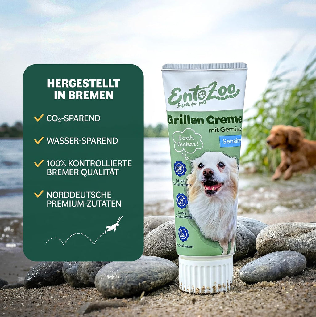 Hundesnack Insekten Erdnuss Leberwurst Tube verschiedene Sorten