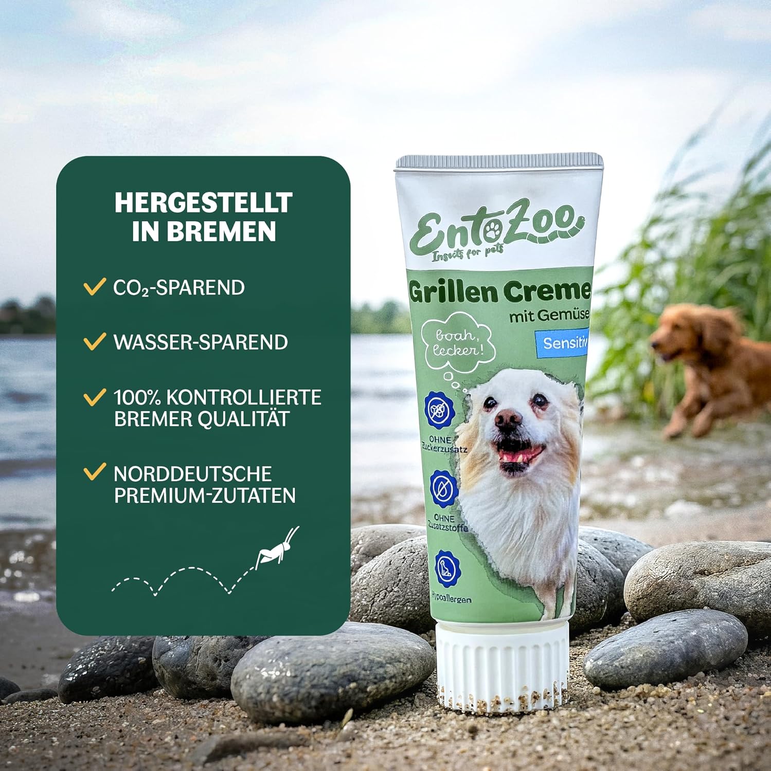 Hundesnack Insekten Erdnuss Leberwurst Tube verschiedene Sorten