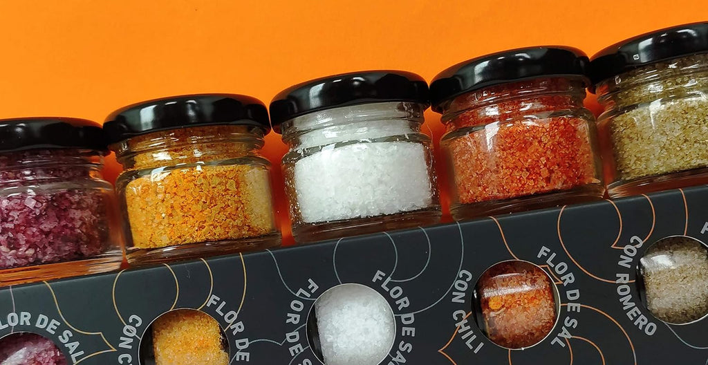 Flor de Sal Meersalz Set Mallorca 5×20 g Gourmet Salz