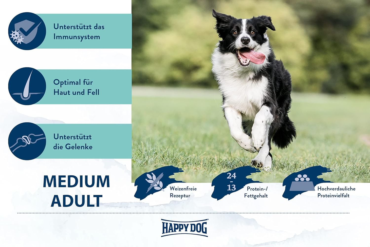 Hunde-Trockenfutter Happy Dog Supreme fit & vital verschiedene Sorten