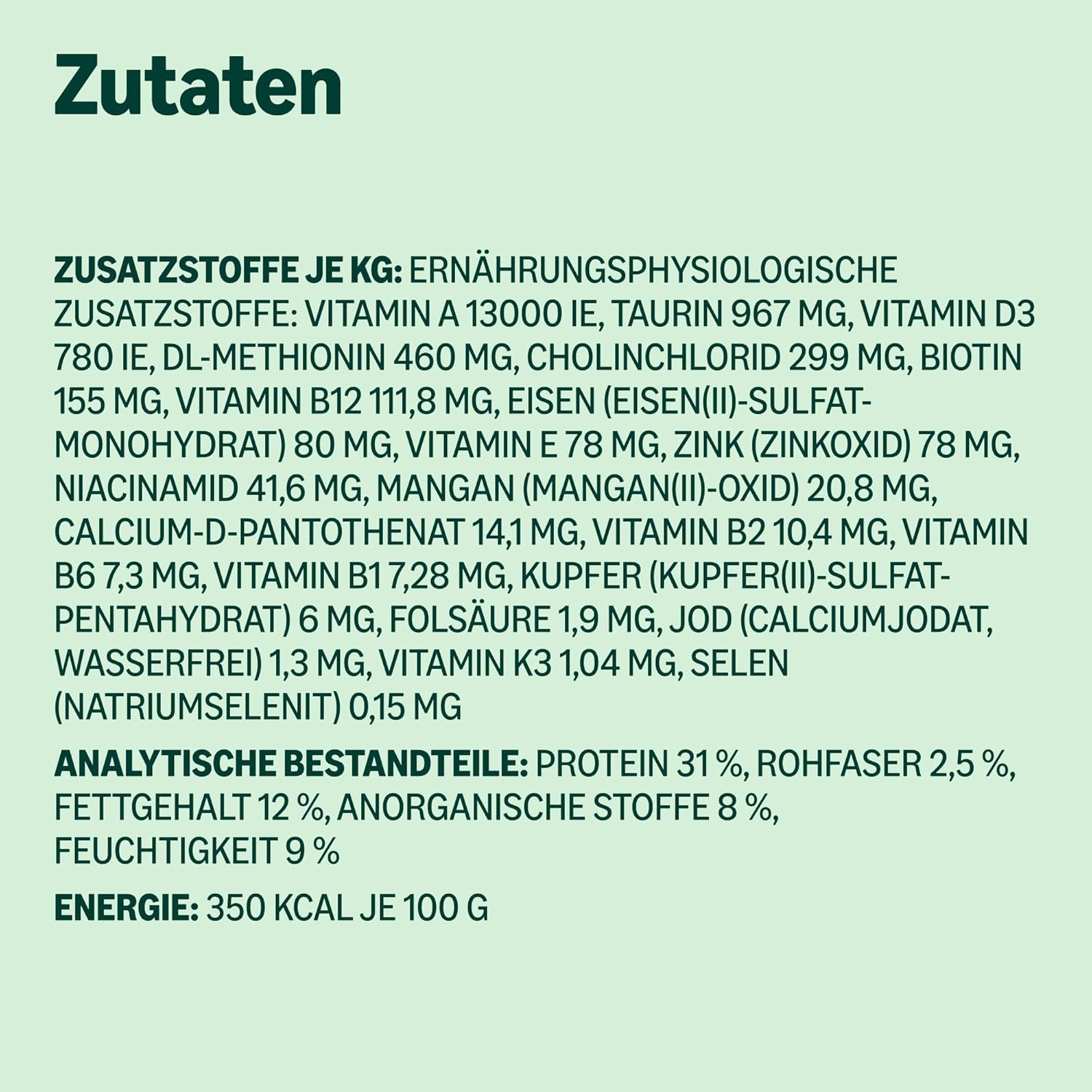 Katzen Trockenfutter Thunfisch 10kg verschiedene Sorten
