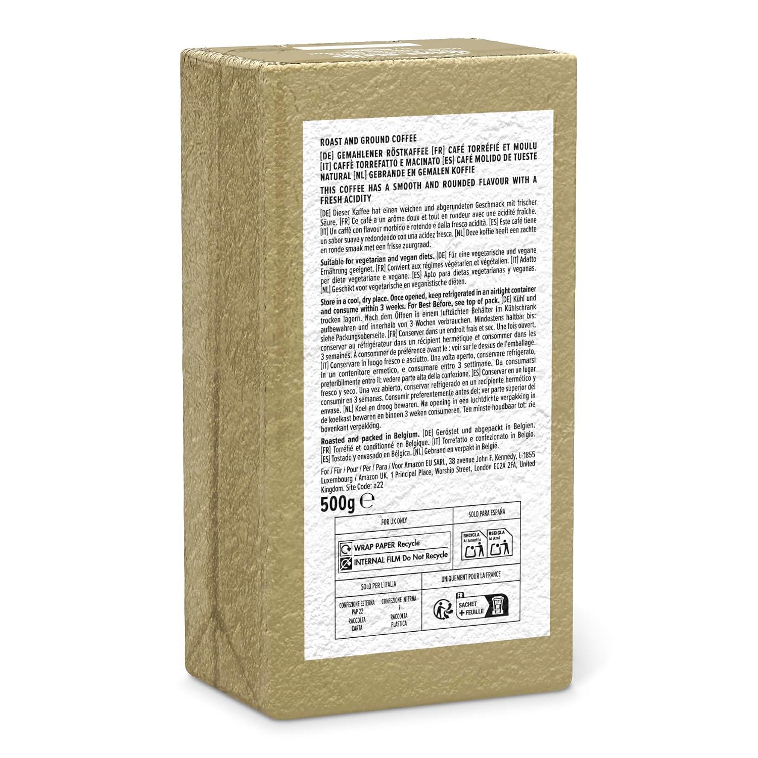 Coffee Classic 100% Arabica gemahlen mittlere Roestung