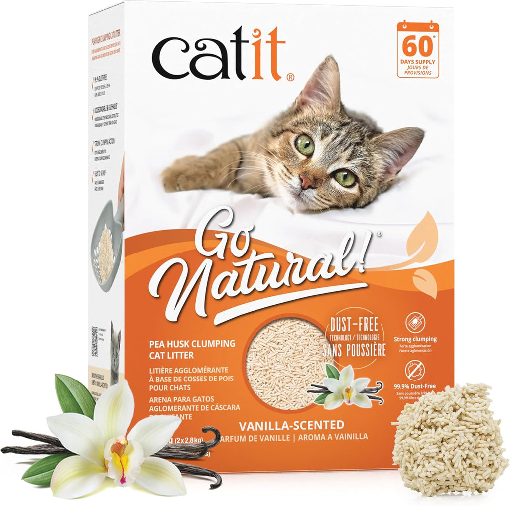 Catit Go Natural Katzenstreu 2,8kg klumpend staubfrei verschiedene Sorten
