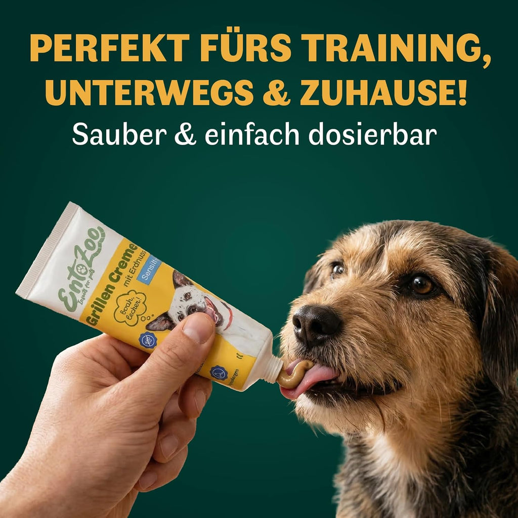 Hundesnack Insekten Erdnuss Leberwurst Tube verschiedene Sorten
