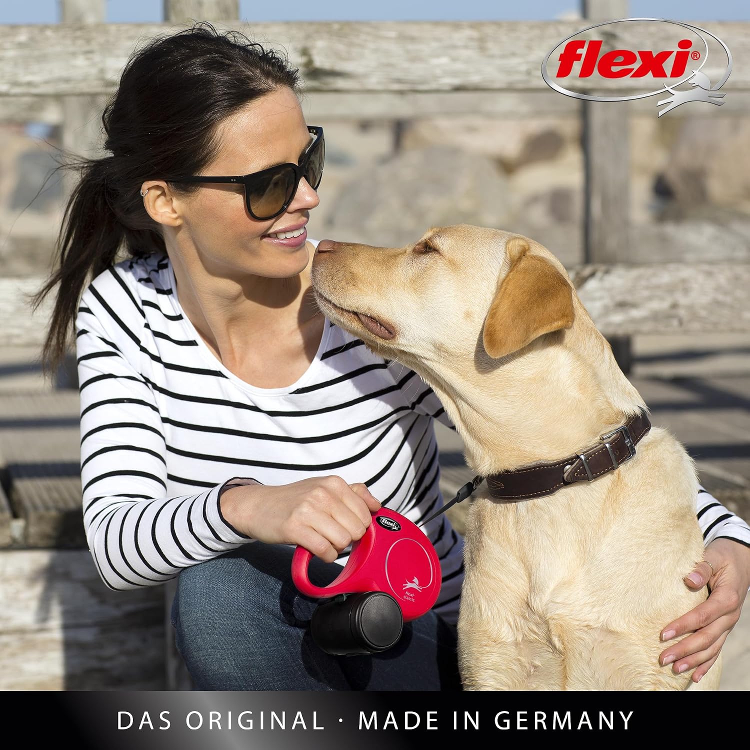 Hunde Rollleine ausziehbar mit Gurtband fuer kleine und mittlere Hunde