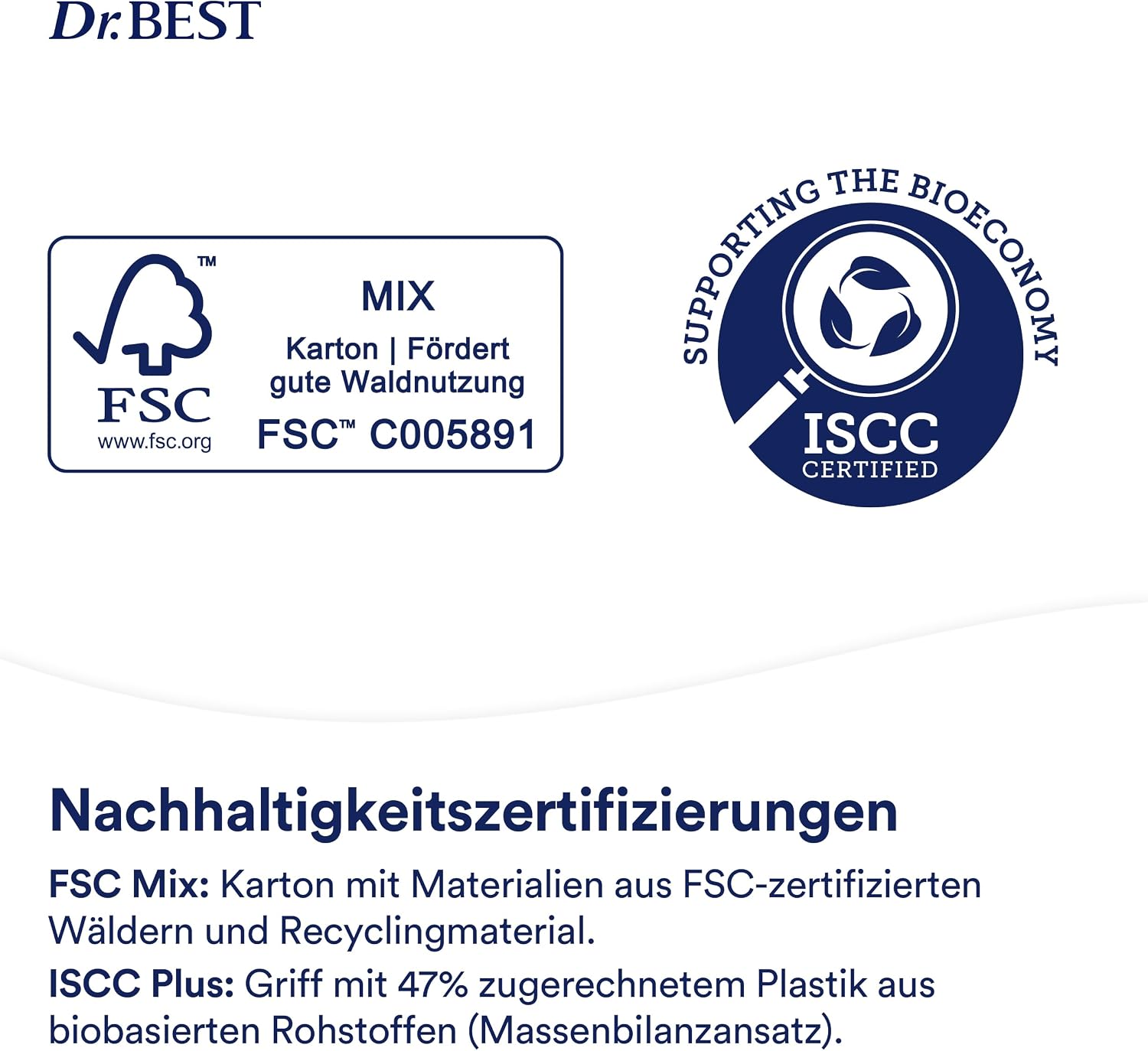 Dr.Best Hoch-Tief Zahnbuerste mittel Vorteilspack gruendliche Reinigung