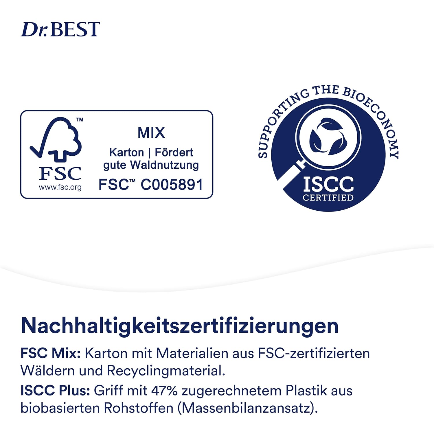 Dr. Best Schwingkopf Zahnbuerste mittel Vorteilspack Ersatzbuerste