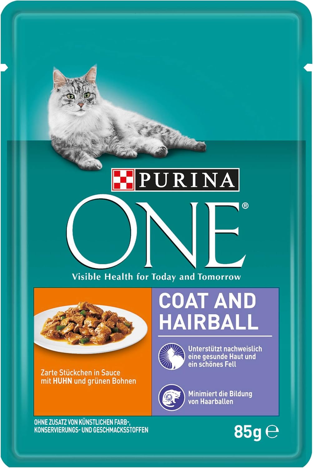 Purina ONE Nassfutter Huhn Coat & Hairball 26 x ()