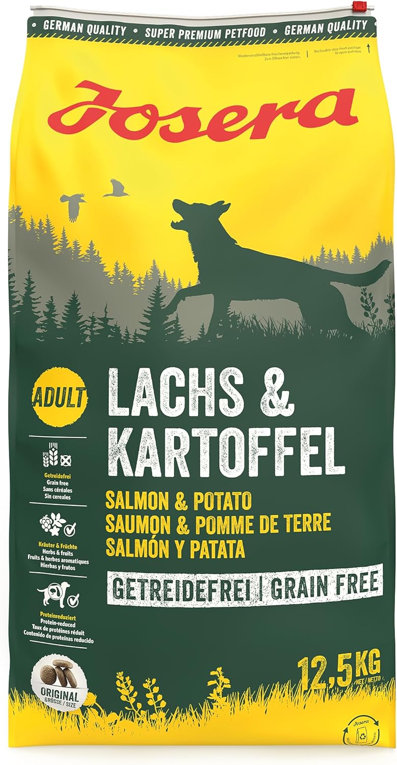 Josera Adult Lachs & Kartoffel Trockenfutter bis - getreidefrei