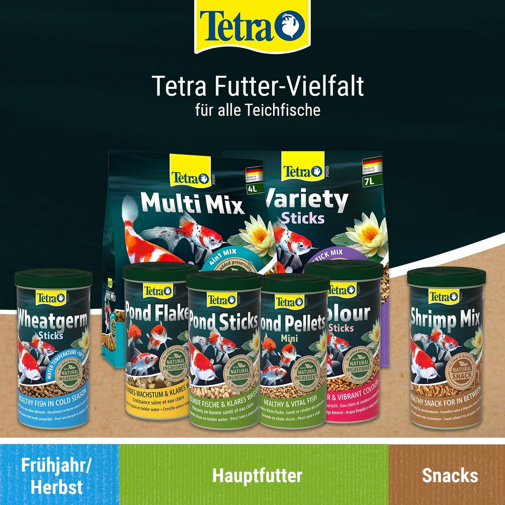 Tetra Pond Special Mix Fischfutter Sticks 5 L Eimer für Teichfische gesundes Wac