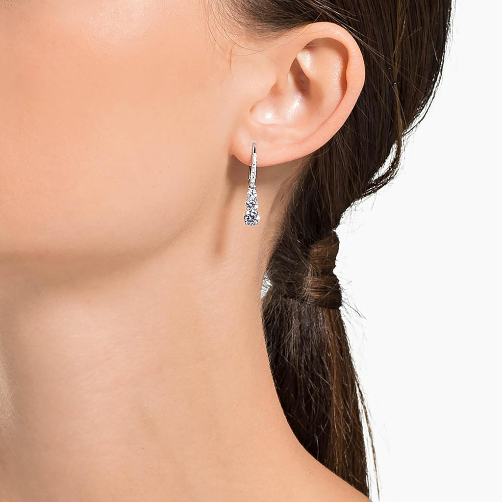 Swarovski Stilla Haengeohrringe Swarovski Kristalle elegant Damen