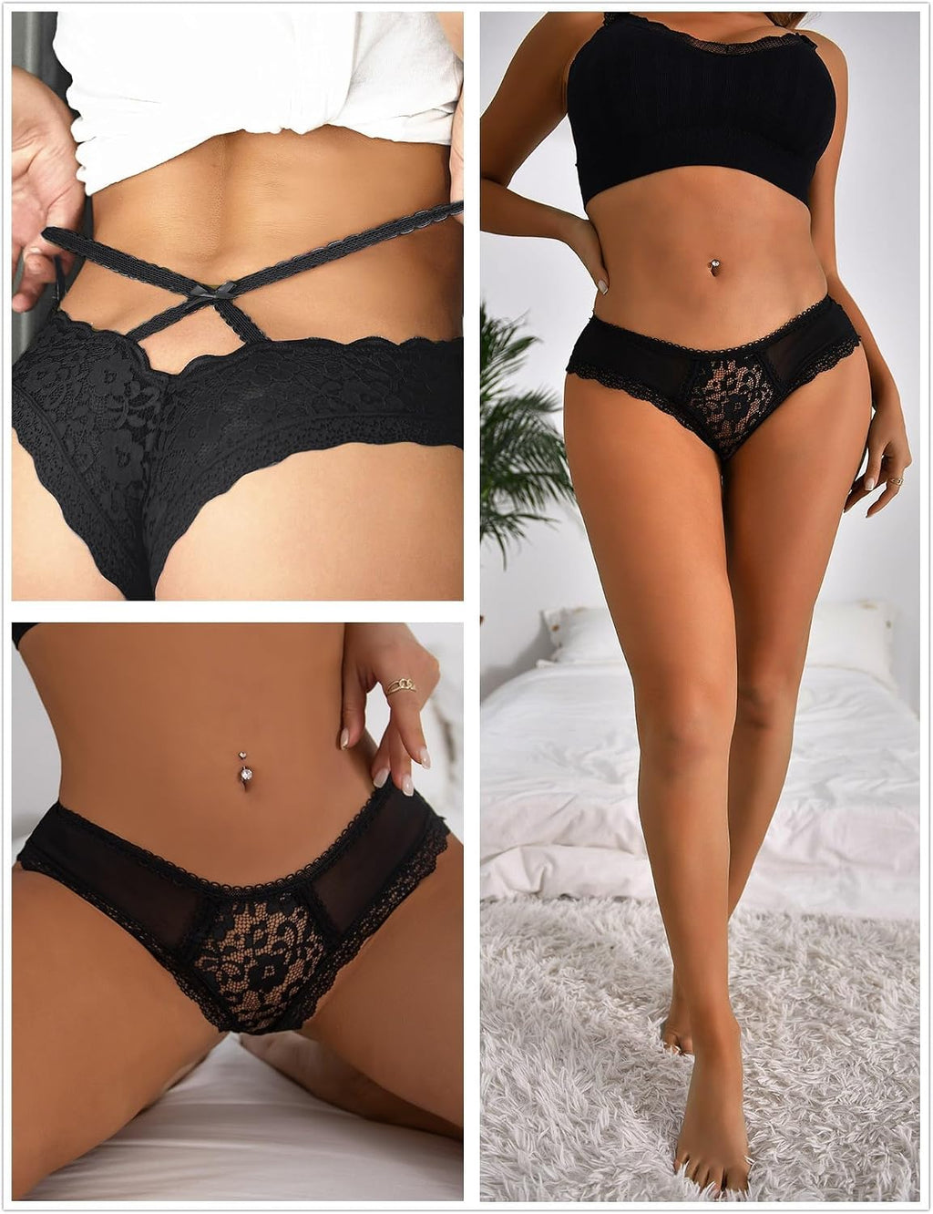 ohyeahlady Erotik Höschen Damen Reizwäsche Große Größen Sexy String Tanga Unterw