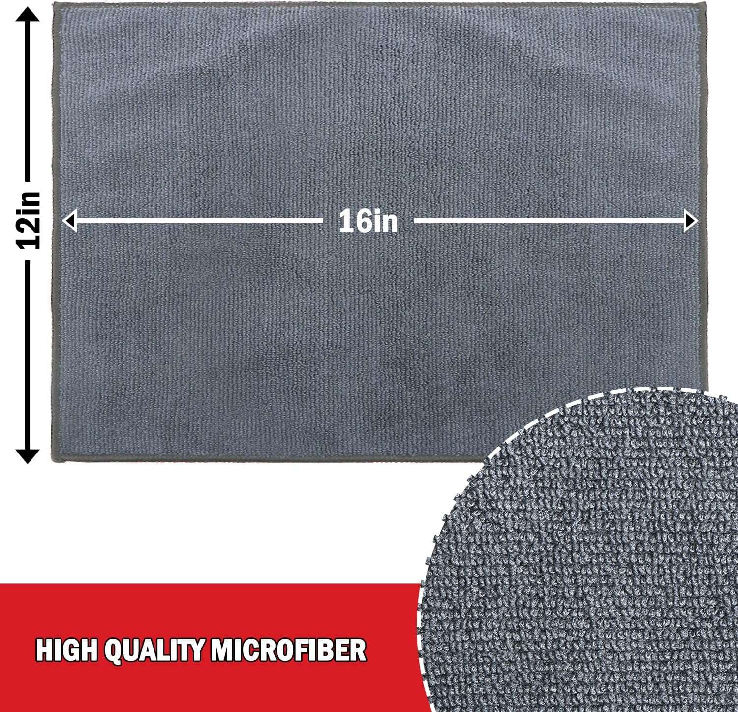 AIDEA Mikrofasertuecher 100 Stueck 30x30 cm Reinigungstuecher Haushalt