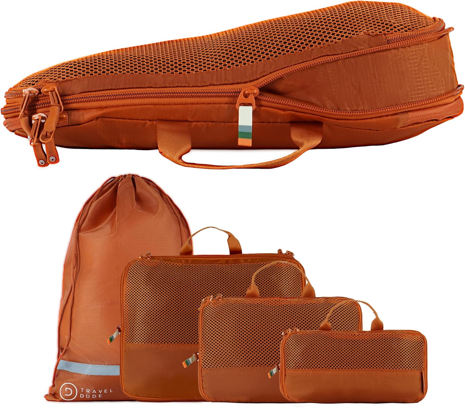7er Kompressions Packing Cubes Reise-Organizer Set Reisebeutel Packtaschen