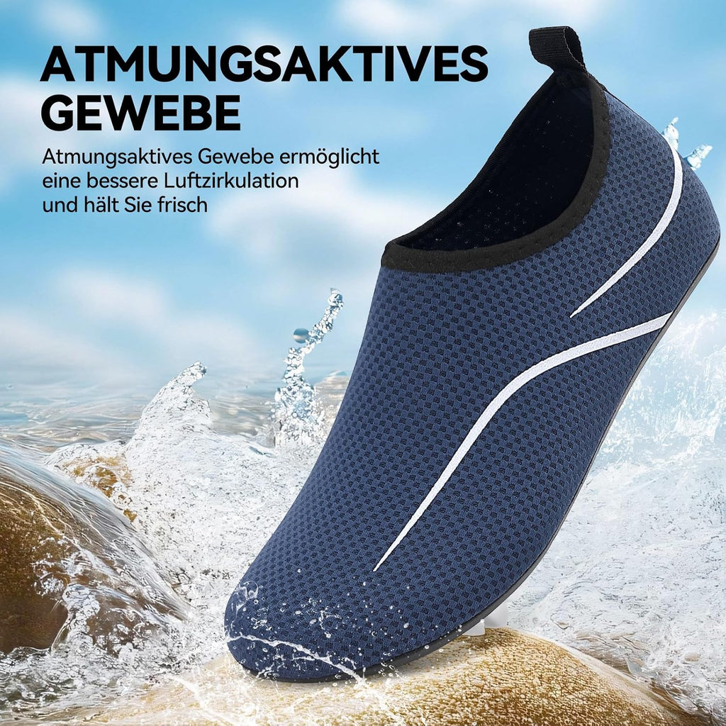 VOLHAL Wasserschuhe Unisex - Badeschuhe Strandschuhe Quick‑Dry fuer Damen/Herren