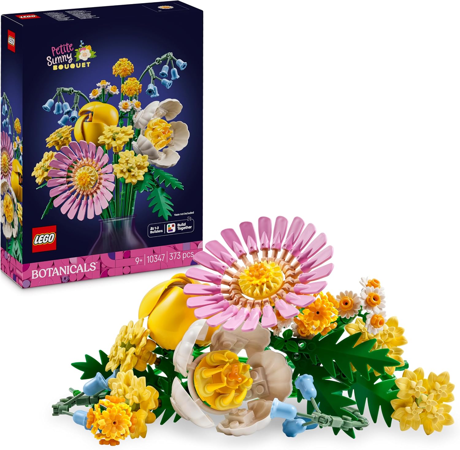 LEGO 10342 Botanicals Blumenstrauss rosa Kunstblumen Set