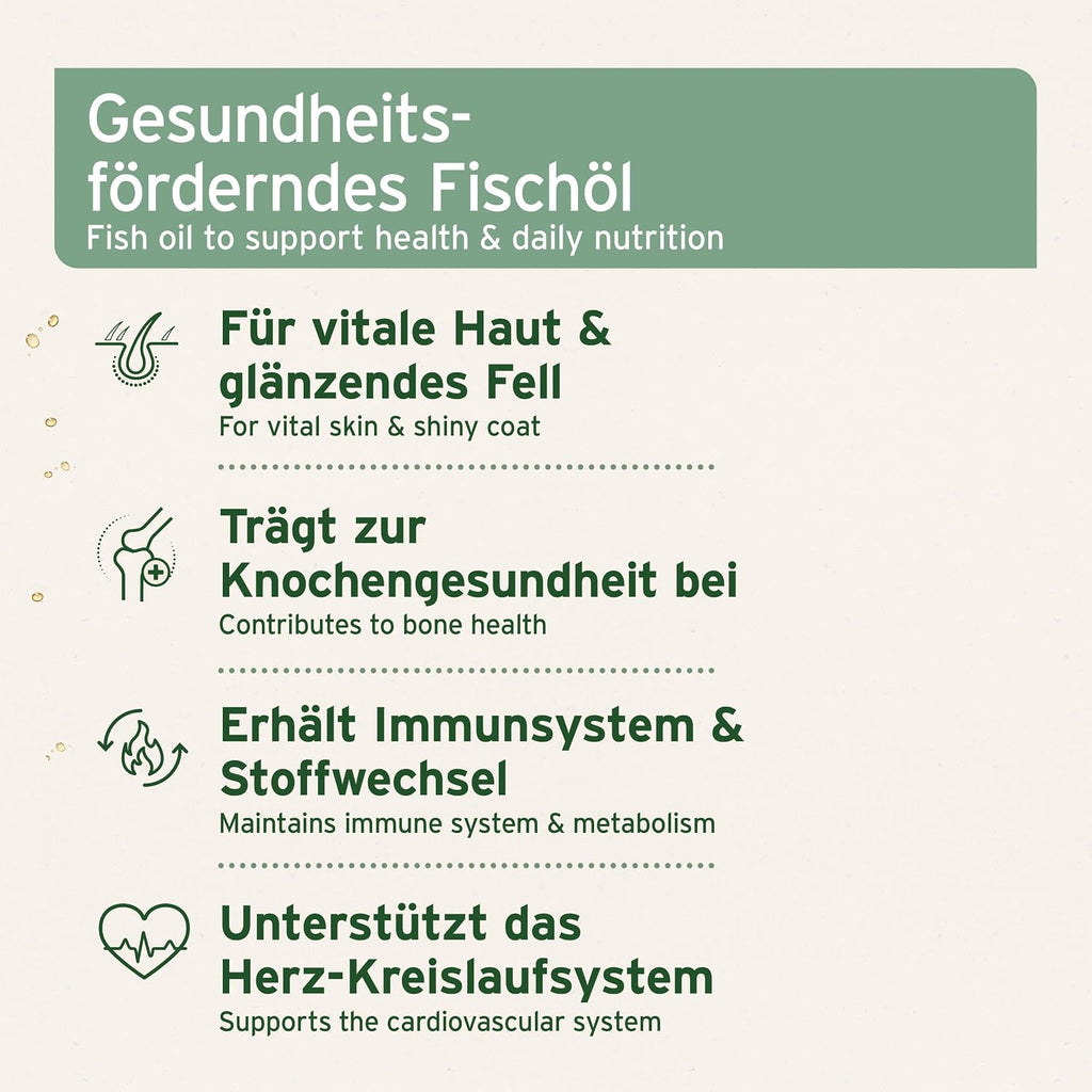 AniForte Lachsöl Hund Omega-3 Omega-6 Fischöl Lebensmittelqualität