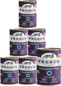 FRESCO Hundefutter Nassbarf Rind 6x800g getreidefrei 80% Frischfleisch verschied