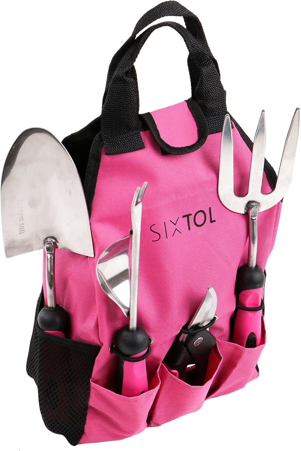 Gartengeraete Set 10-teilig Gartenwerkzeug Handwerkzeug Pink