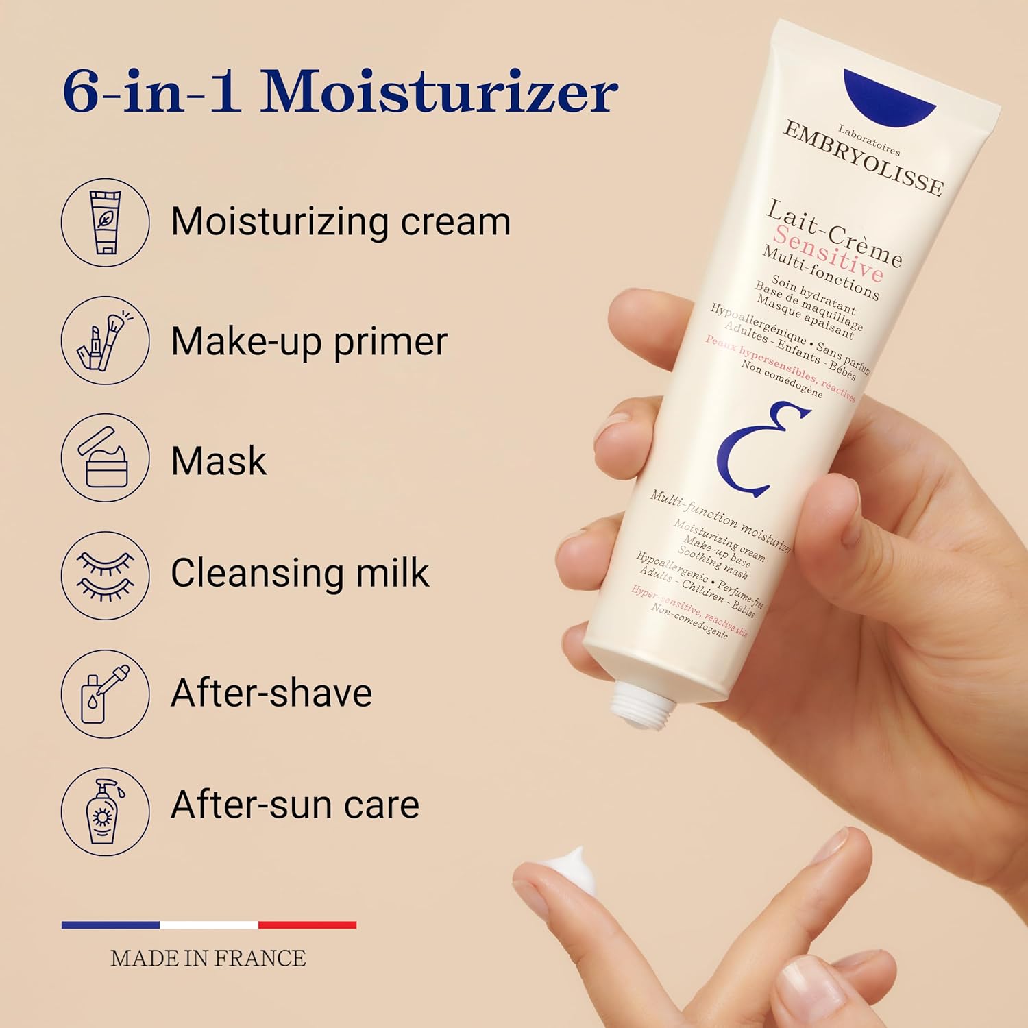 Lait-Crème Sensitive 100 ml Gesichtscreme fuer empfindliche Haut