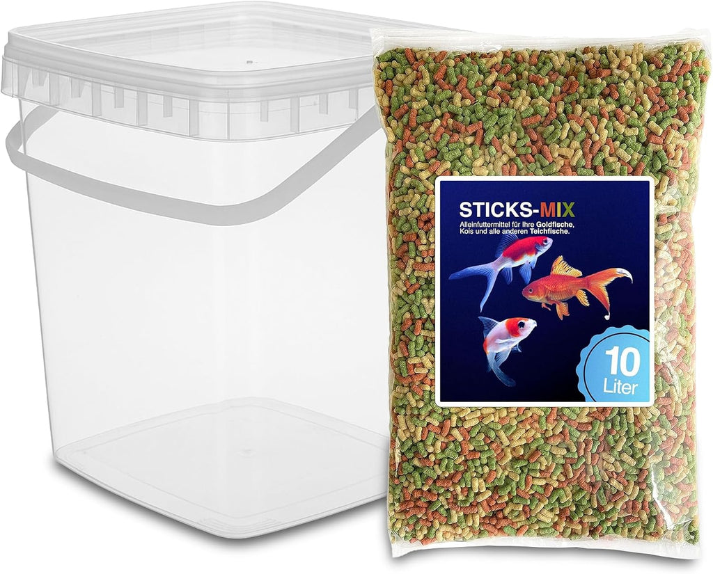 Teichfutter Sticks Mix Tricolore - Koifutter Goldfischfutter mit Vitaminen