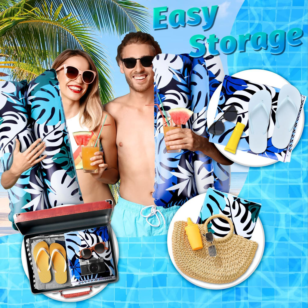 XL Wasserhaengematte 2er Set 4in1 Luftmatratze Pool Schwimmsessel Erwachsene Somm