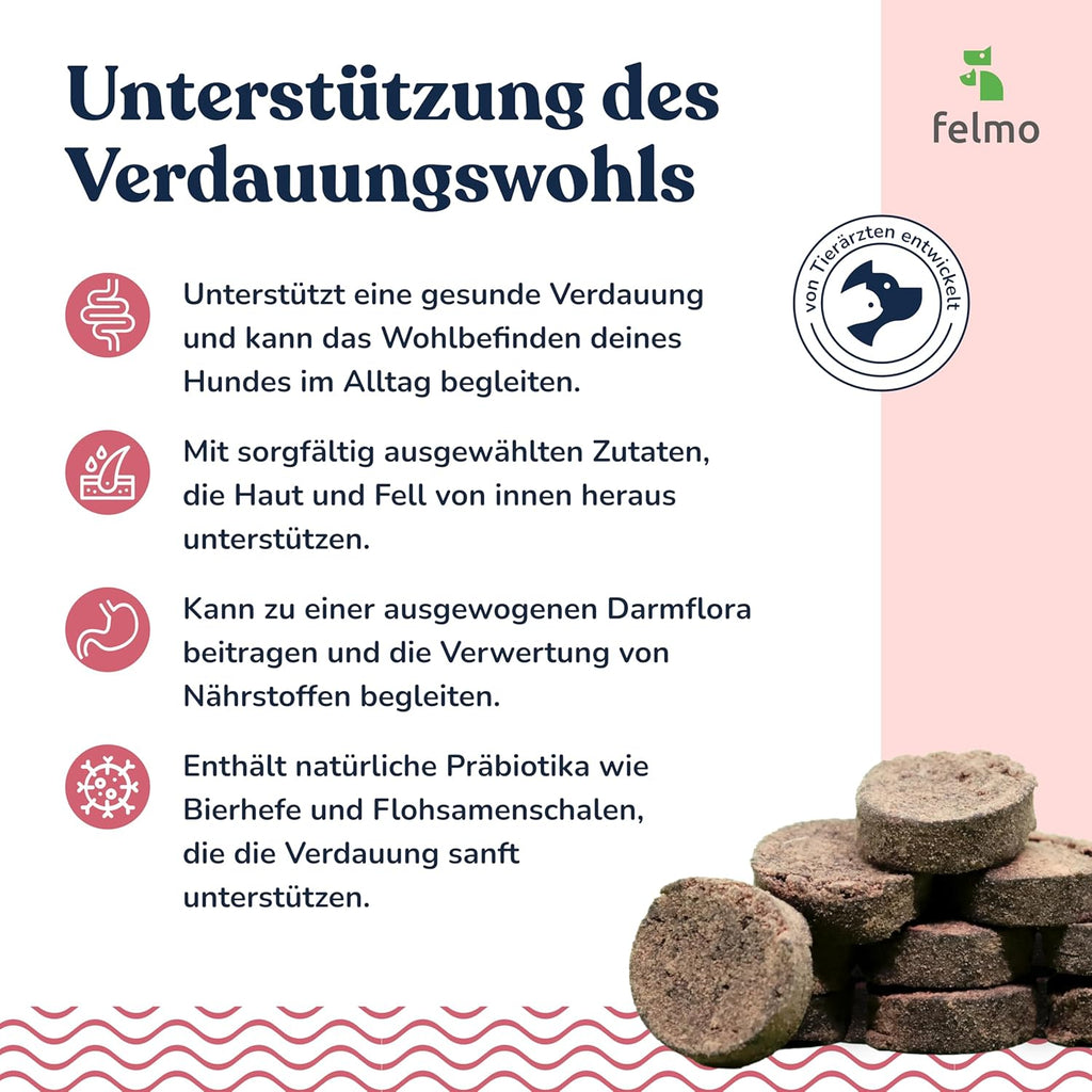 Verdauungs-Snacks fuer Hunde mit Bierhefe Insekten Vollfett getreidefre