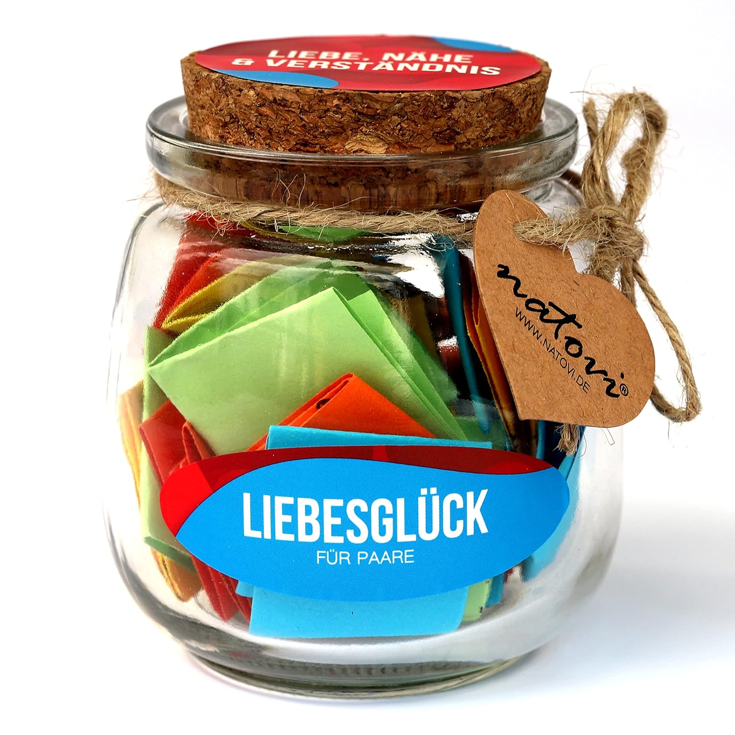 Liebesglueck Paerchen Challenge 52 Karten Geschenk fuer Paare Valentinstag