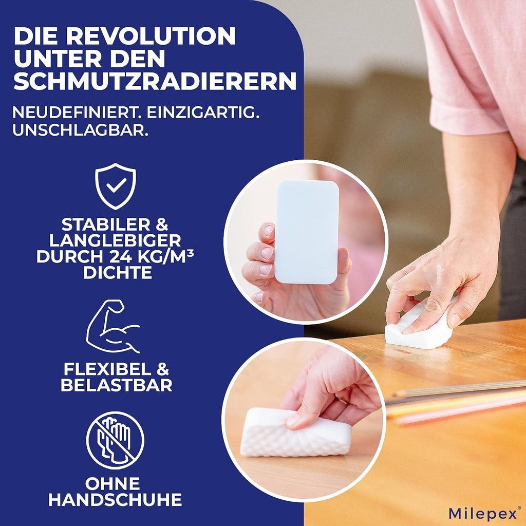Schmutzradierer 10 Stueck Reinigungs-Schwamm Zauberschwamm Haushalt