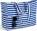 Strandtasche XXL mit Reissverschluss Shopper faltbar Grosse Badetasche Reise