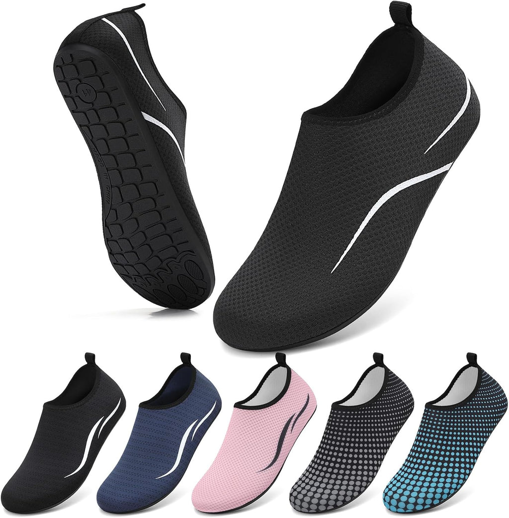 VOLHAL Wasserschuhe Unisex - Badeschuhe Strandschuhe Quick‑Dry fuer Damen/Herren