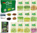 Bio Sprossensamen Set Microgreens Keimsamen Starterset Anzucht