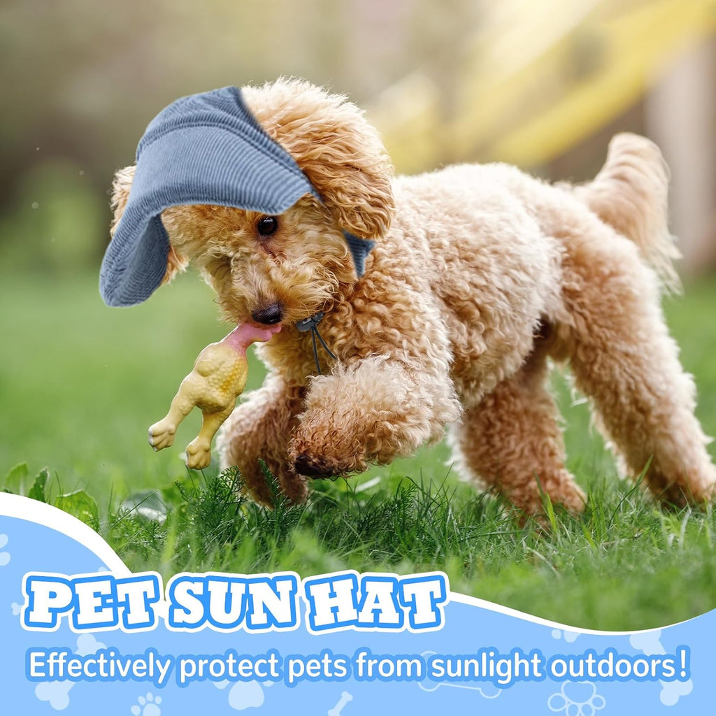 Hundehut verstellbar XS-XL mit Ohrloechern Sonnenschutz Baseballmuetze