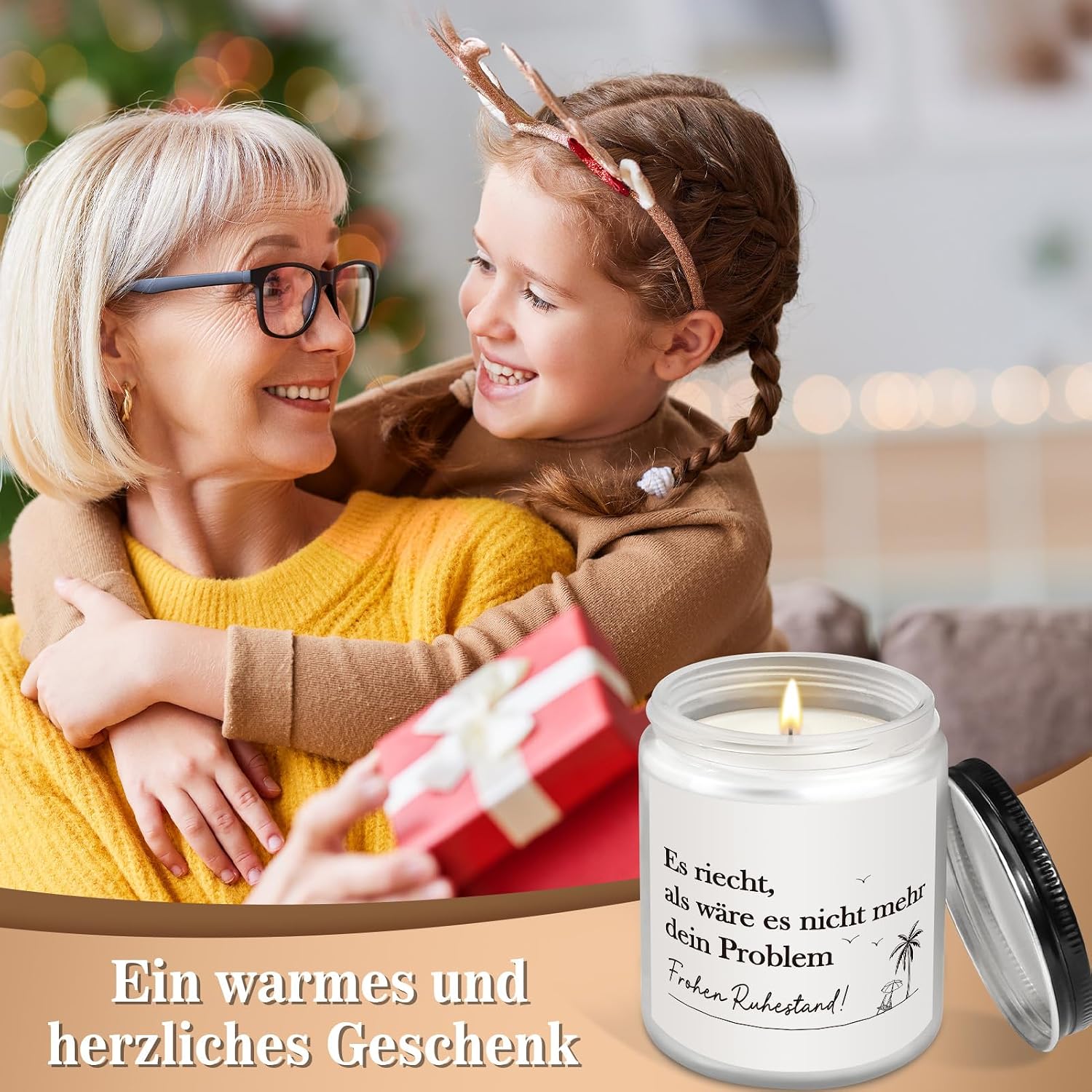 Duftkerze Ich liebe dich Geschenk Valentinstag Paar romantisch