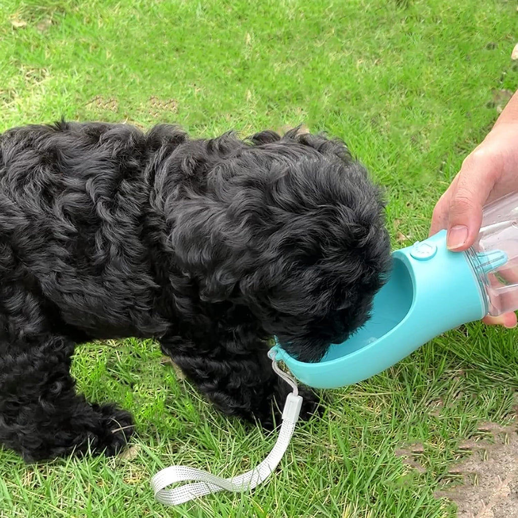 Nepfaivy Hundetrinkflasche mit Futterbehaelter auslaufsicher