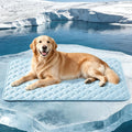 JOEJOY Kuehlmatte fuer Hunde 65x50 cm - selbstkuehlend, waschbar, Grau, 40cm-70cm