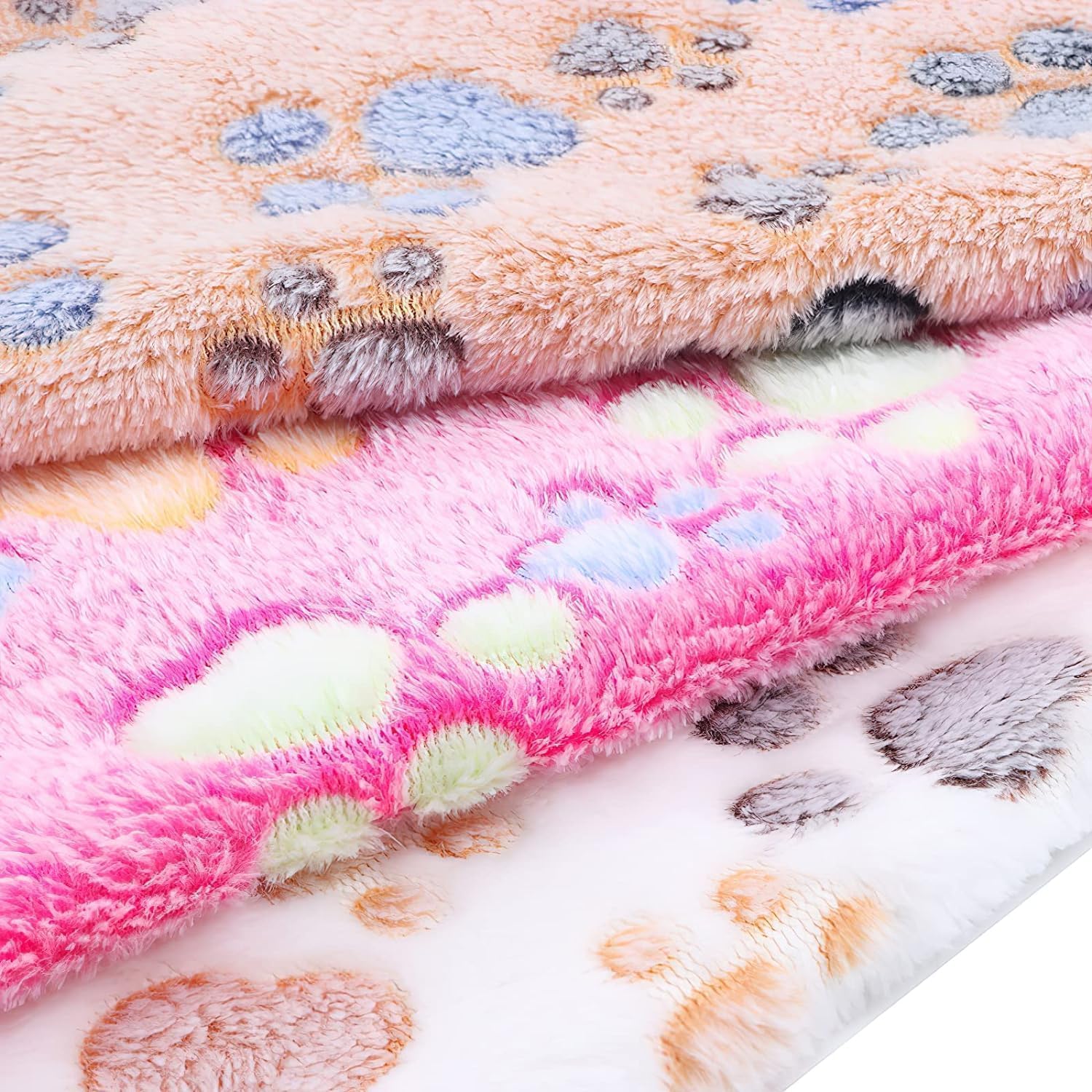 Hundedecke Katzendecke Fleece Flauschig Waschbar 60x40 cm 16er Set