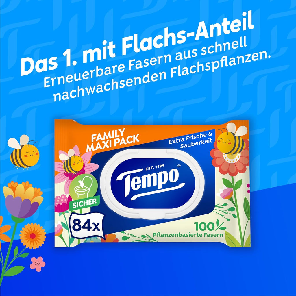 Feuchtes Toilettentuch Maxi Pack 8x84 Tuecher Vorteilspack (672 Stueck)