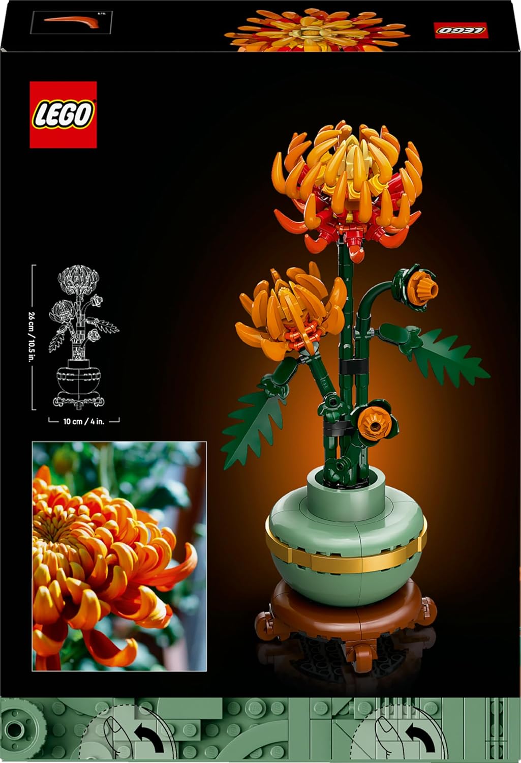 LEGO 10343 Botanicals Mini Orchidee Set Pflanzenmodell Bausatz