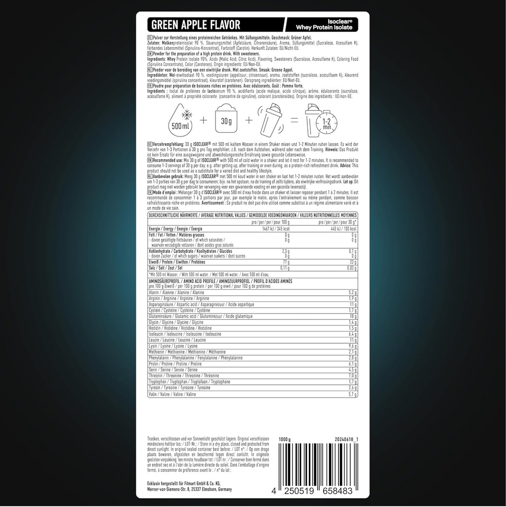 ESN Isoclear Whey Isolate Peach Iced Tea, verschiedene Sorten